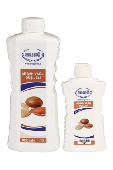 Ersağ Aparatlı Argan Yağlı Duş Jeli 1000 Ml