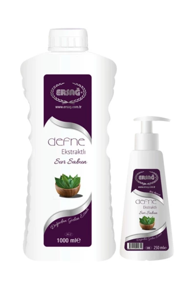 Ersağ Aparatlı Defne Ekstraktlı Sıvı Sabun 1000 ml.