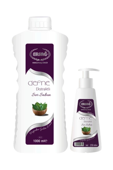 Ersağ Aparatlı Defne Ekstraktlı Sıvı Sabun 1000 Ml.