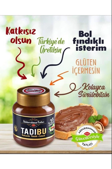 Abdurrahman Tatlıcı Tadıbu 330 gr + Jacobs Selection Filtre Kahve 250 gr - 3