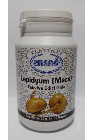 Ersağ Lepidyum Gıda Takviyesi, Maca