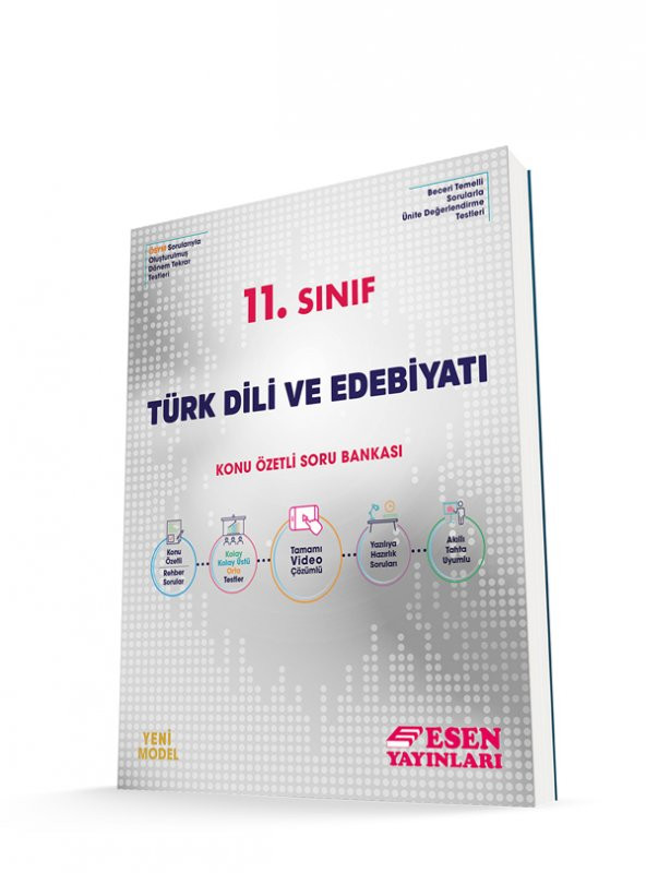 Esen 11. Sınıf Türk Dili Ve Edebiyatı Konu Özetli Soru Bankası 2023