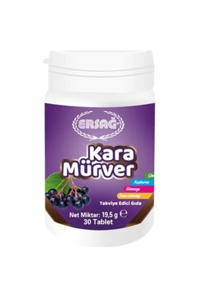 Ersağ Kara Mürver 30 Tablet