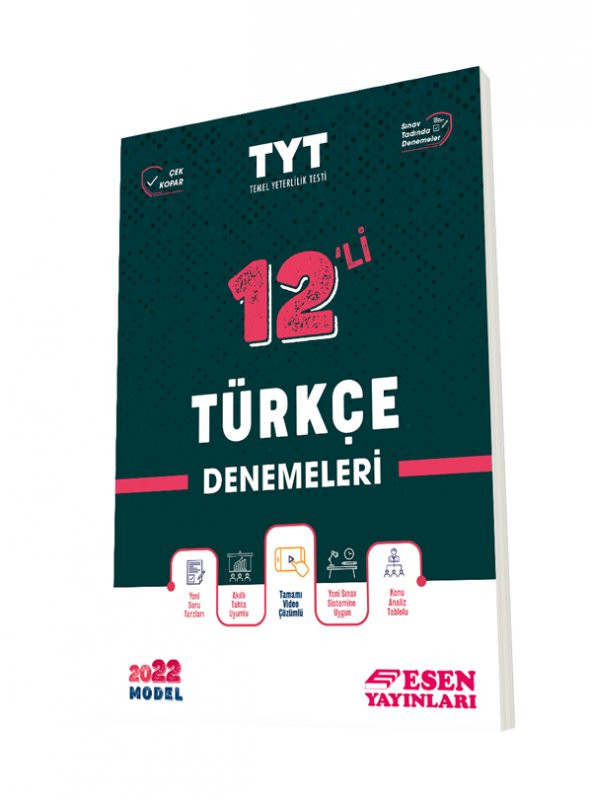 Esen Tyt Türkçe 12 Li Deneme 2023
