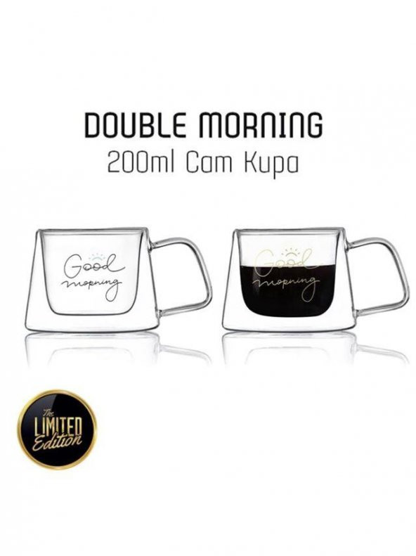 Perotti Double Morning 200 ml Kupa 36 13793 Gold Yazılı