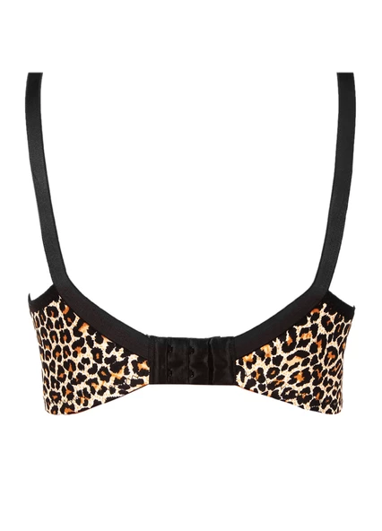 Alışveriş Meydanı Kadın Leopar Toparlayıcı Küçültücü Balensiz Boş Kap Sütyen - Resim 2