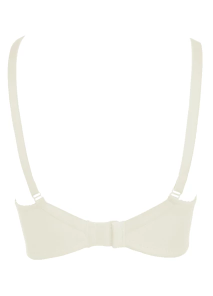 Alışveriş Meydanı Kadın Ekru Basic Üçgen Penye Sütyen - 2