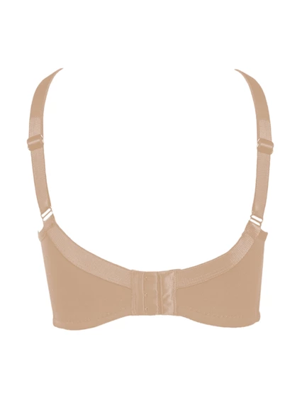 Alışveriş Meydanı Kadın Ten (Dantelli) Penye Pamuk Cepli Protez Sütyen - 2