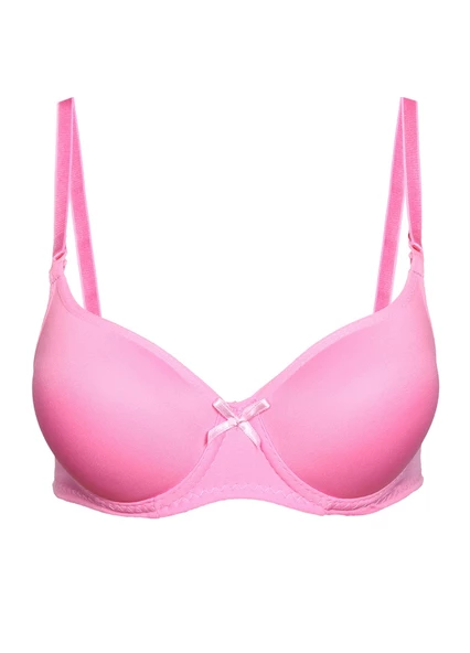 Alışveriş Meydanı Kadın Pembe Desteksiz Dolgusuz Balenli Boş Kap Sütyen