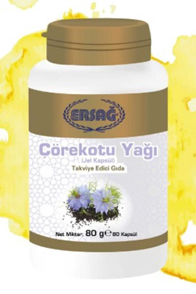 Ersağ Çörekotu Yağı Jel Kapsül ürün görseli 1