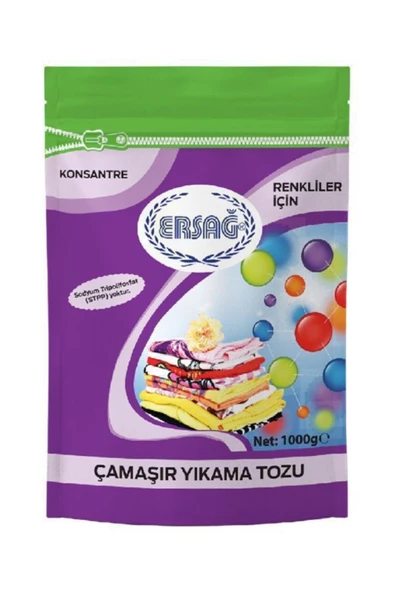 Ersağ Renkli Çamaşır Yıkama Tozu 1000 G