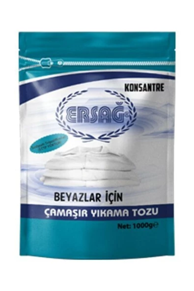 Ersağ Beyaz Çamaşır Yıkama Tozu 1000gr