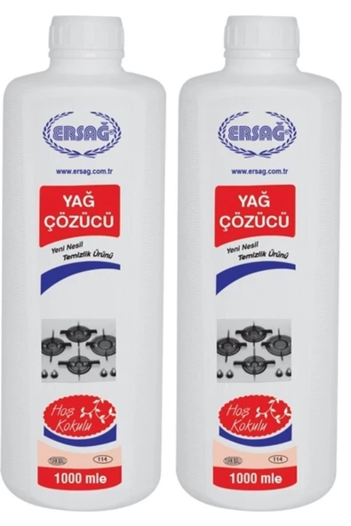 Ersağ Yağ Çözücü 1000 Ml.2 Adet