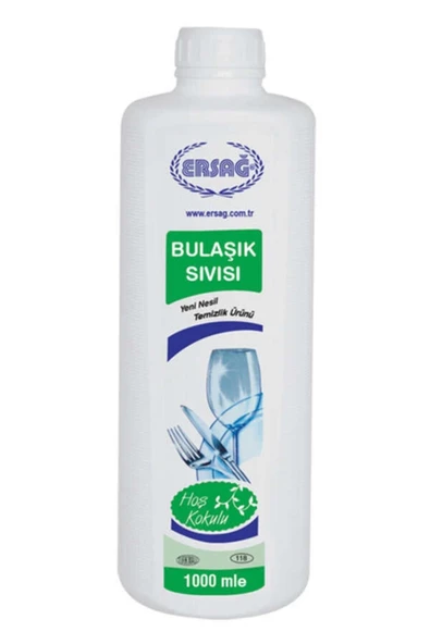 Ersağ Hoş Kokulu Bulaşık Sıvısı 1000 Ml. + Boş Aparat