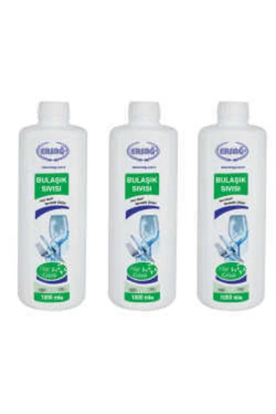 Ersağ Hoş Kokulu Bulaşık Sıvısı 1000 Ml. * 3 Adet - 3