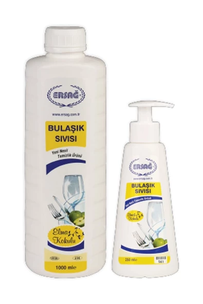 Ersağ Aparatlı Elmalı Bulaşık Sıvısı 1000 Ml.