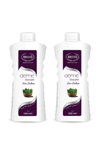Ersağ Defne Ekstraktlı Sıvı Sabun 1000 ml. X 2 Adet