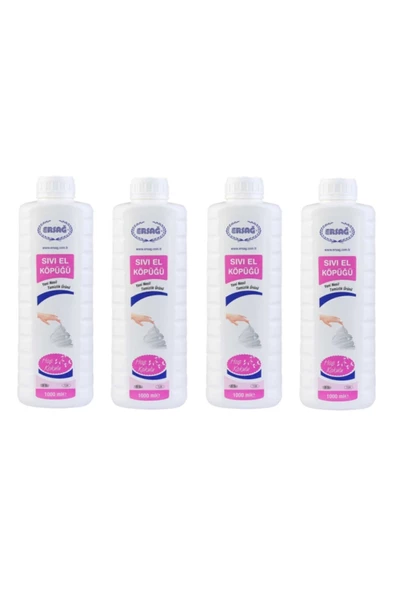 Ersağ Sıvı El Köpüğü 1000ml 4 Adet