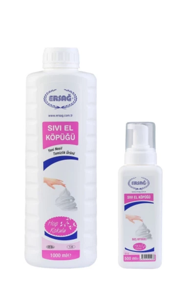 Ersağ Aparatlı Sıvı El Köpüğü 1000 Ml.