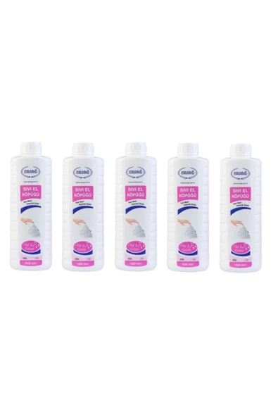 Ersağ Sıvı El Köpüğü 1000ml 5 Adet