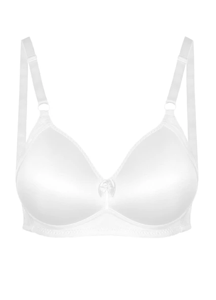 Alışveriş Meydanı Kadın Beyaz Toparlayıcı Küçültücü Balensiz Boş Kap Sütyen ürün görseli 1