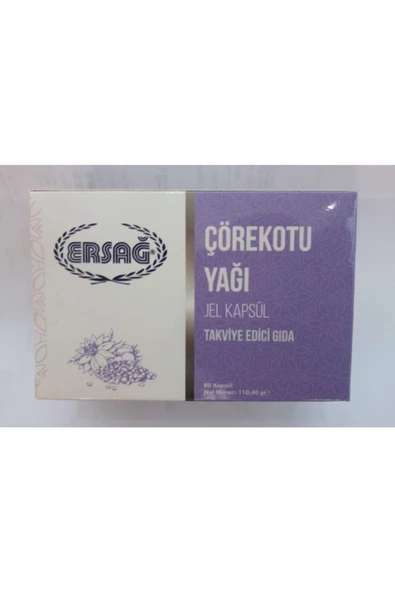 Ersağ Çörekotu Yağı Gıda Takviyesi 110,40 gr