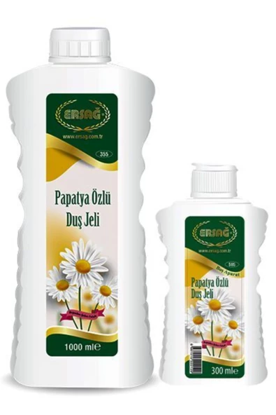 Ersağ Aparatlı Papatya Özlü Duş Jeli 1000 Ml