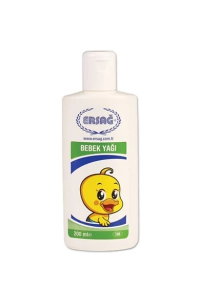 Ersağ Unisex Beyaz Bebek Yağı 200 ml