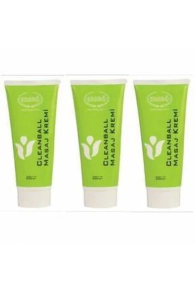 Ersağ Cleanball Masaj Kremi 3 × 200 Ml