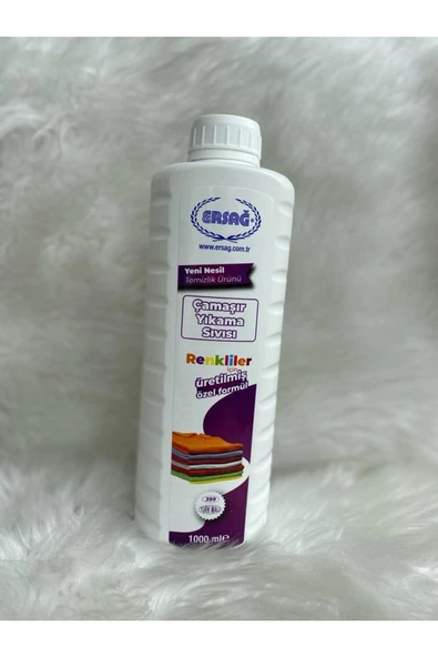 Ersağ Çamaşır Yıkama Sıvısı Renkliler 1000 ml