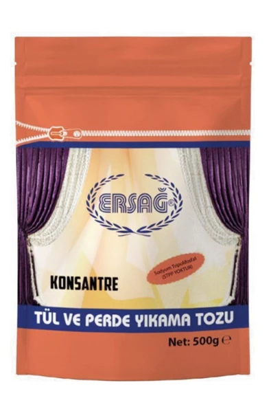 Ersağ Tül Perde Yıkama Tozu 500 Gr