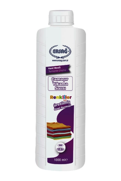 Ersağ Çamaşır Yıkama Sıvısı-renkliler Için 1000 Ml.
