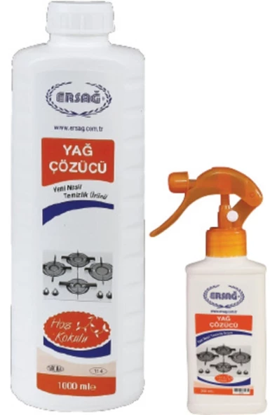 Ersağ Aparatlı Yağ Çözücü 1000 Ml.