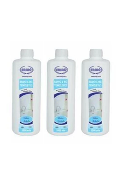 Ersağ Bahar Kokulu Banyo Wc Temizleyici 3 Adet X 1000 Ml. Orjinal Ürün Yeni Tarih