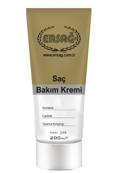 Ersağ Saç Bakım Kremi 200 Ml Besleyici Onarıcı Koruyucu