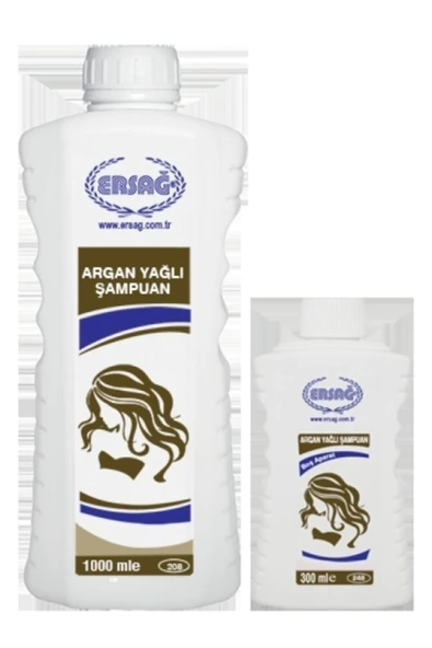 Ersağ Aparatlı Argan Yağlı Şampuan 1000 Ml ürün görseli 1