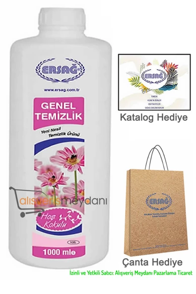 Ersağ Genel Temizlik - Faturalı - Katalog Ve Çanta Hediyeli - Yeni Tarihli - Orijinal