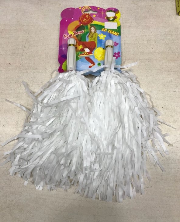 beyaz Amigo Ponpon 10 çift ÜCRETSİZ KARGO