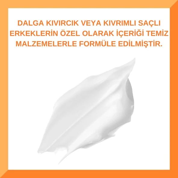 Cantu Kıvırcık ve Dalgalı Saçlar İçin Leave-in Contidioner Erkeklere Özel Durulanmayan Saç Kremi 370 gr - Resim 9