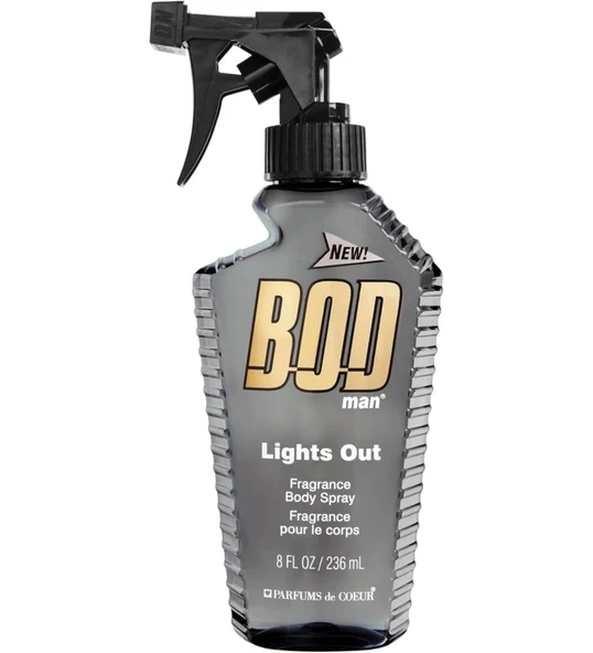 BodmanLights Out Erkek Vücut Spreyi – Gece Kokusu, 236 mL ürün görseli