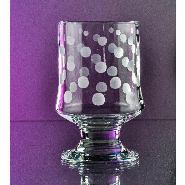 Decocia Aria 6 Adet Ayaklı Su Bardağı Magnolia Cup 310 cc Hotpoint Dsenli - Resim 3