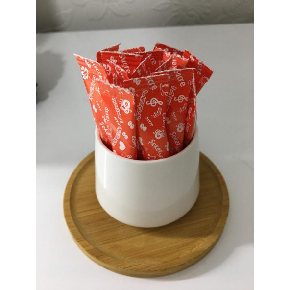 Stick Şeker 3 Gr x 1000'li Kırmızı Baskılı Toz Şeker