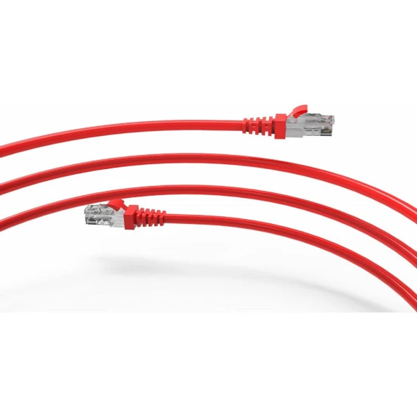 Inca Cat6 2 Metre Kırmızı Patch Kablo Ethernet Kablosu - Resim 4