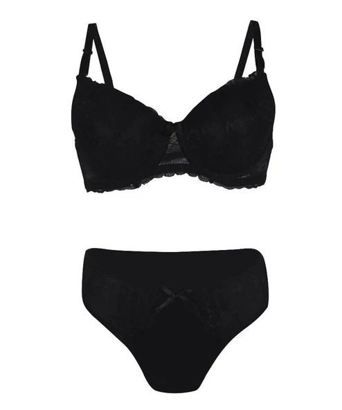 Essa Bayan Desteksiz Dantelli Sütyen Külot Takımı - 4