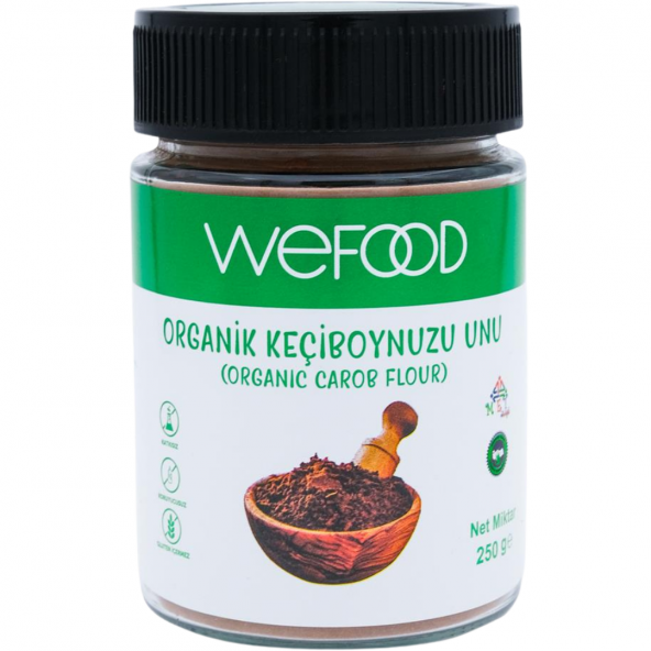 Organik Glutensiz Keçiboynuzu Unu 250 gr