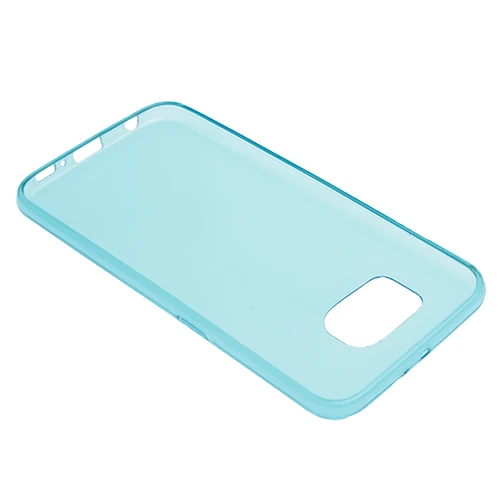 Samsung Galaxy S6 Kılıf Ultra Slim İnce - Mavi - Resim 2