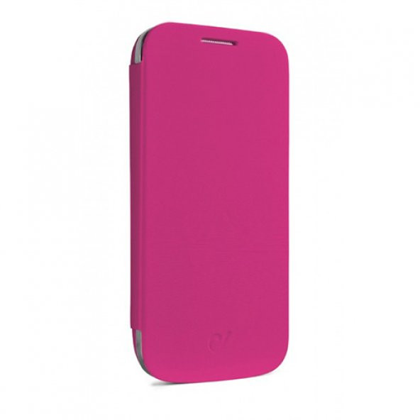 Samsung Galaxy S4 Mini Cellular Line Flip Book Kılıf Pembe - BACKBOOKGALS4MINP (Outlet) - Resim 3