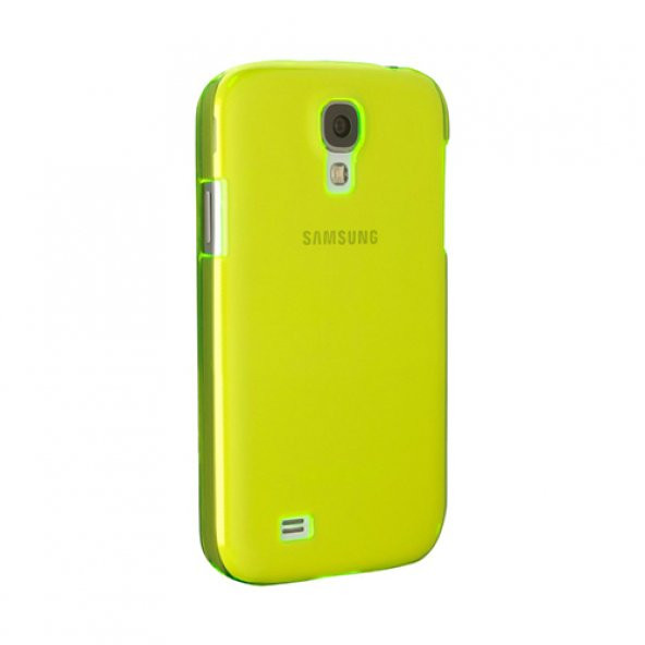 Cellular Line Samsung Galaxy S4 Mini Cool Fluo Şeffaf Sert Kılıf Yeşil - COOLGALS4MINIL (Outlet) - Resim 3