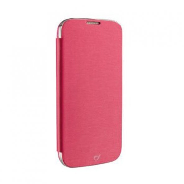 Samsung Galaxy S4 Cellular Line Flip Book Kılıf Pembe - BACKBOOKGALAXYS4P (Outlet) - Resim 3