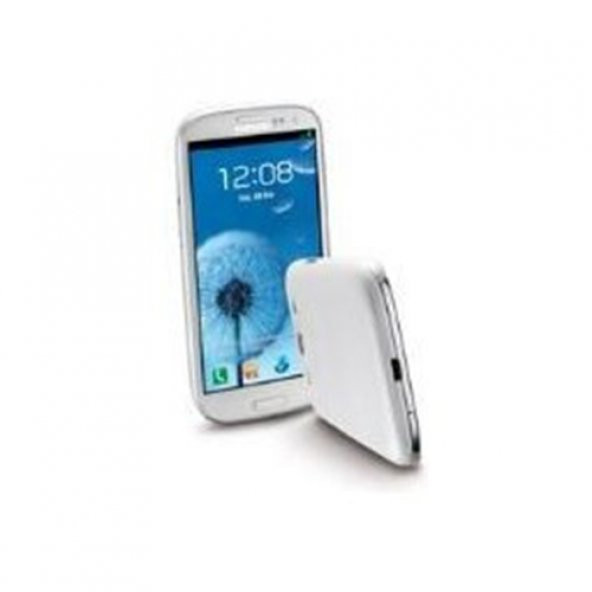 Samsung Galaxy S3 Cellular Line 035 Silikon Kılıf Beyaz - 035GALAXYS3W (Outlet)